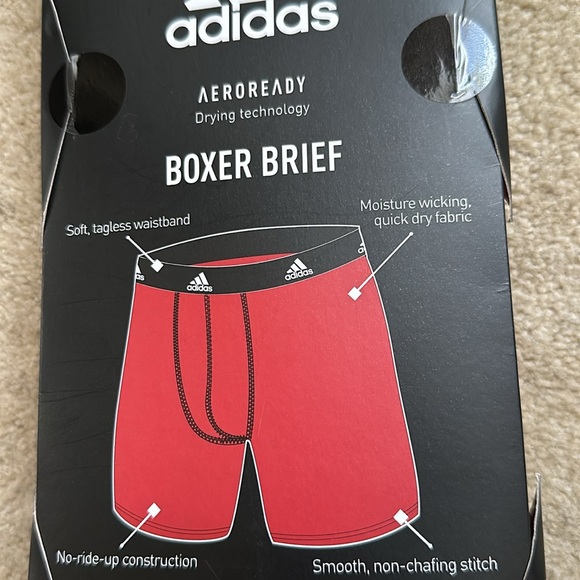 Adidas Aeroready boys 4 pack boxer briefs - Picture 9 of 11